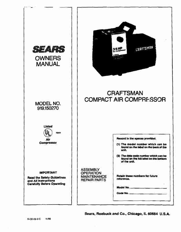 Sears Air Compressor 150270-page_pdf